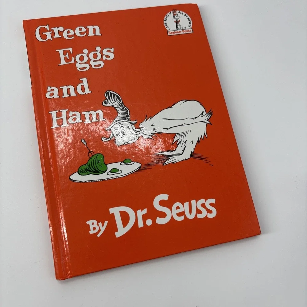 Dr Seuss Bundle Green‎ Eggs And Ham Hop On Pop Cat In Hat One Fish Two Fish Red